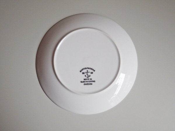 グスタフスベリ Gustavsberg レッドアスター RED ASTER プレート Φ17cm 復刻版 北欧食器 A ♪