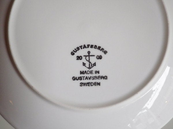 グスタフスベリ Gustavsberg レッドアスター RED ASTER プレート Φ17cm 復刻版 北欧食器 A ♪