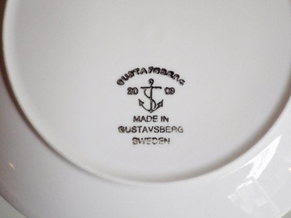 グスタフスベリ Gustavsberg レッドアスター RED ASTER プレート Φ17cm 復刻版 北欧食器 B ♪