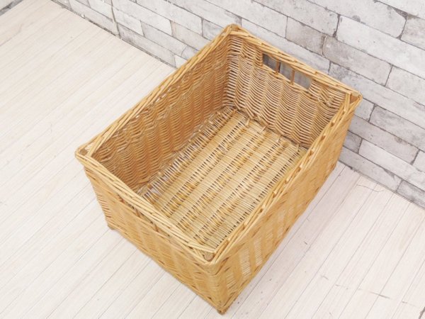 バスケット 蓋なし 縦型 オープンタイプ ナチュラルスタイル C ●