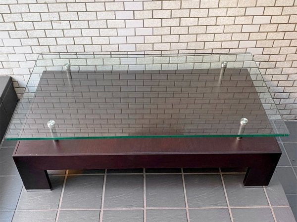 クラスティーナ Crastina ソリダス SOLIDUS ガラステーブル センターテーブル モダンデザイン ■
