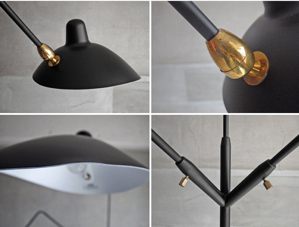 イデー IDEE ランパデール トワ ルミエーレ LAMPADAIRE 3 LUMIERES フロアライト セルジュムーユ 定価￥264,000- ♪