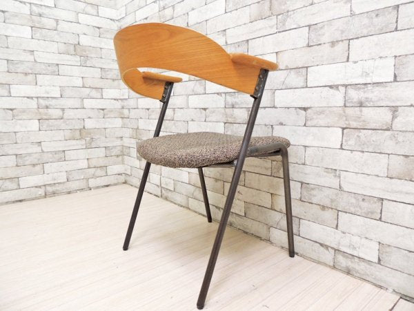 アデペシュ a.depeche ダニス danis ショートアームチェア short arm chair ダイニングチェア チャコールモッシュブラック ブルックリンスタイル ●