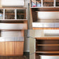 ウニコ unico ストラーダ STRADA キッチンボード レンジボード 食器棚 アッシュ材 W120cm 廃番 ◎