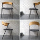 アデペシュ a.depeche ダニス danis ショートアームチェア short arm chair ダイニングチェア チャコールモッシュブラック ブルックリンスタイル A ■