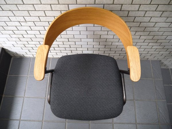 アデペシュ a.depeche ダニス danis ショートアームチェア short arm chair ダイニングチェア チャコールモッシュブラック ブルックリンスタイル A ■