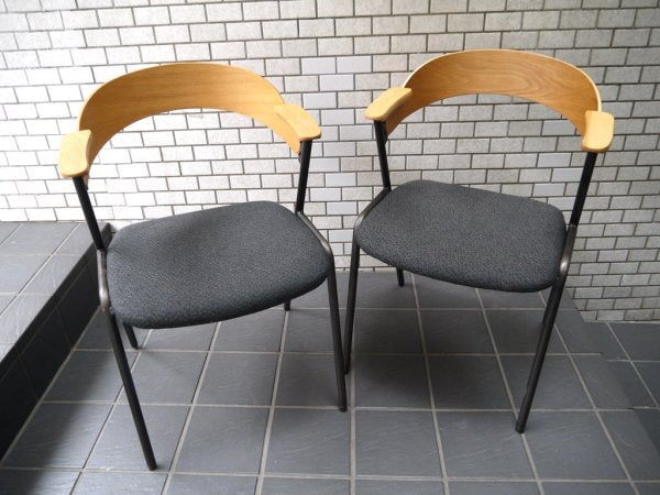 アデペシュ a.depeche ダニス danis ショートアームチェア short arm chair ダイニングチェア チャコールモッシュブラック ブルックリンスタイル A ■