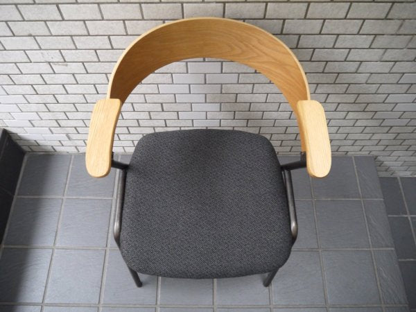 アデペシュ a.depeche ダニス danis ショートアームチェア short arm chair ダイニングチェア チャコールモッシュブラック ブルックリンスタイル B ■