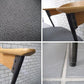 アデペシュ a.depeche ダニス danis ショートアームチェア short arm chair ダイニングチェア チャコールモッシュブラック ブルックリンスタイル B ■