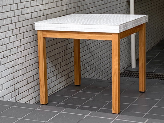 モモナチュラル Momo Natural ランド LAND モザイクトップテーブル MOSAIC TOP TABLE タイルトップ 幅76cm ■