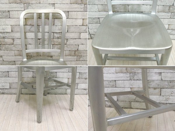 ネイビーチェア NAVY CHAIR アルミニウム ダイニングチェア デスクチェア アメリカ 工業系 ●