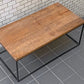 ライフファニチャー LIFE FURNITURE コーヒーテーブル DE IRON COFFEE TABLE マンゴー無垢材 アイアン ローテーブル インダストリアル ■