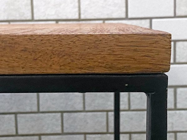ライフファニチャー LIFE FURNITURE コーヒーテーブル DE IRON COFFEE TABLE マンゴー無垢材 アイアン ローテーブル インダストリアル ■
