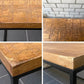 ライフファニチャー LIFE FURNITURE コーヒーテーブル DE IRON COFFEE TABLE マンゴー無垢材 アイアン ローテーブル インダストリアル ■