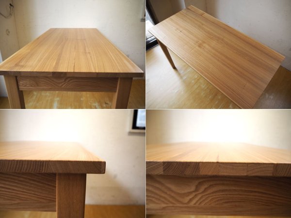 無印良品 MUJI タモ材 パーソナルデスク ワークテーブル W110 引出し付 フック付 ナチュラル シンプル ★