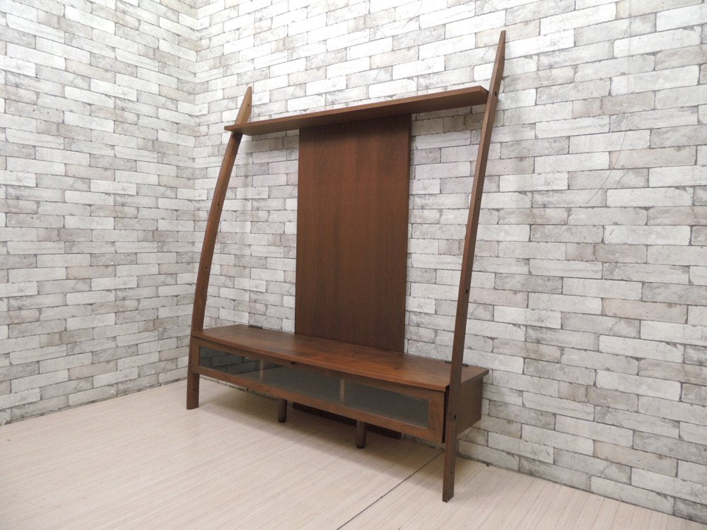 マルヨシ民芸家具 ディープ DEEP 150TVボード TVボード ウォールナット 北欧スタイル 定価： 165,000円 ●