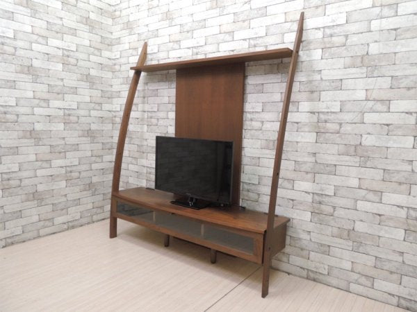 マルヨシ民芸家具 ディープ DEEP 150TVボード TVボード ウォールナット 北欧スタイル 定価： 165,000円 ●