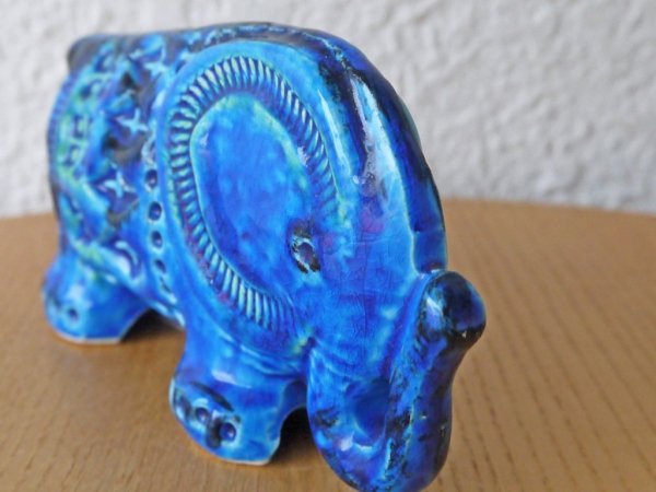 ビトッシ BITOSSI リミニブルー Rimini Blu No.95 ELEPHANT ゾウ オブジェ 置物 イタリア ◇