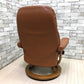 エコーネス EKORNES ディプロマット ストレスレスチェア stressless リクライニングチェア & オットマン レザー  北欧 ノルウェー 現状品 ●