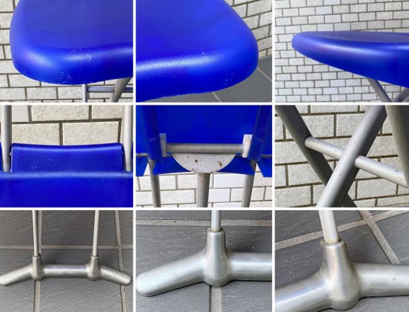 マジス MAGIS ロンディーネ RONDINE ブルー フォールディングチェア 折り畳み椅子 喜多俊之 イタリア ■