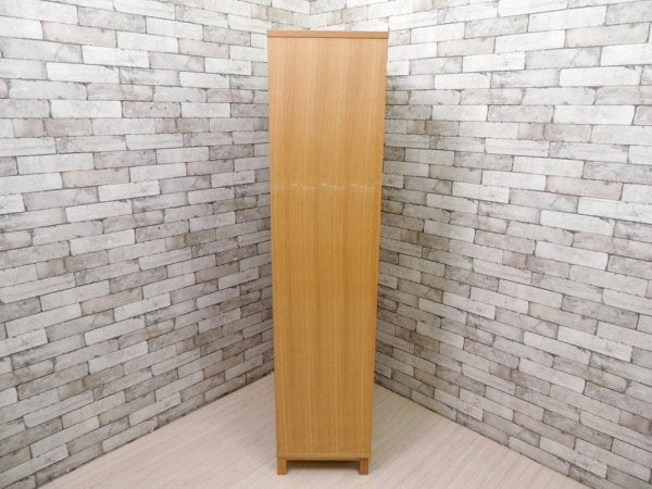 無印良品 MUJI タモ材 組み合わせて使える木製収納 ミドルタイプ H175.5cm 本棚 ブックシェルフ 廃番 ●