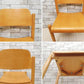 北欧デザイン Scandinavian Design ダイニングチェア プライウッド ナチュラルカラー 2脚セット スタッキング ●