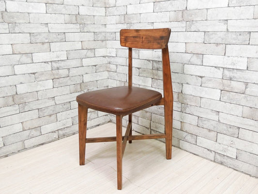 ジャーナルスタンダード journal standard Furniture j.s.F シノン チェア CHINON CHAIR ダイニングチェア 本革 定価\29,700- A ●