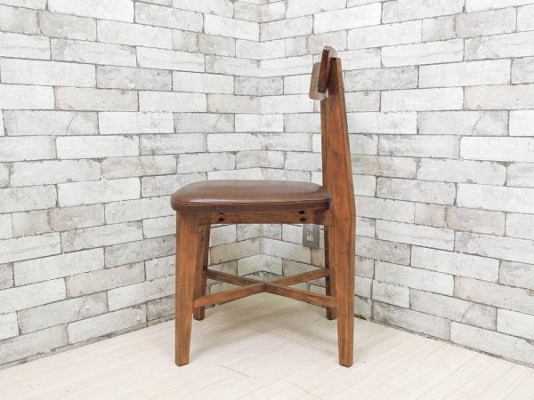 ジャーナルスタンダード journal standard Furniture j.s.F シノン チェア CHINON CHAIR ダイニングチェア 本革 定価\29,700- A ●