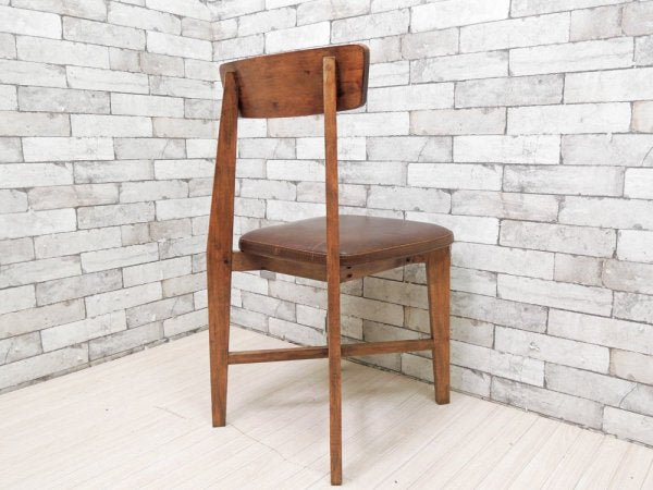 ジャーナルスタンダード journal standard Furniture j.s.F シノン チェア CHINON CHAIR ダイニングチェア 本革 定価\29,700- A ●