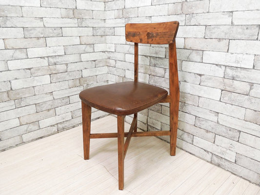 ジャーナルスタンダード journal standard Furniture j.s.F シノン チェア CHINON CHAIR ダイニングチェア 本革 定価\29,700- B ●