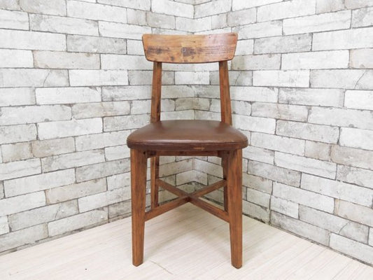 ジャーナルスタンダード journal standard Furniture j.s.F シノン チェア CHINON CHAIR ダイニングチェア 本革 定価\29,700- B ●