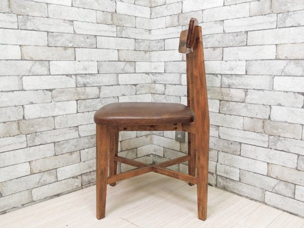 ジャーナルスタンダード journal standard Furniture j.s.F シノン チェア CHINON CHAIR ダイニングチェア 本革 定価\29,700- B ●