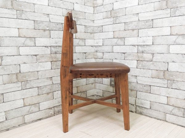 ジャーナルスタンダード journal standard Furniture j.s.F シノン チェア CHINON CHAIR ダイニングチェア 本革 定価\29,700- B ●