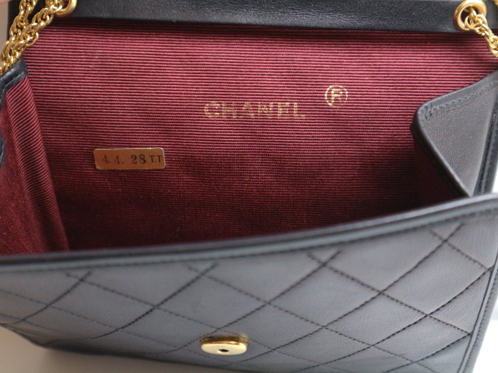 シャネル CHANEL マトラッセ ショルダーバッグ 80’s 黒 ゴールドチェーン 3way クラッチバック ポーチ◎