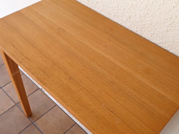 無印良品 MUJI タモ無垢材 パーソナルデスク 幅80cm 廃番 ◇