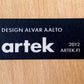 アルテック artek スツール E60 4本脚 バーチ材 アルヴァ・アアルト フィンランド 北欧家具 ■