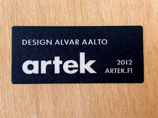 アルテック artek スツール E60 4本脚 バーチ材 アルヴァ・アアルト フィンランド 北欧家具 ■