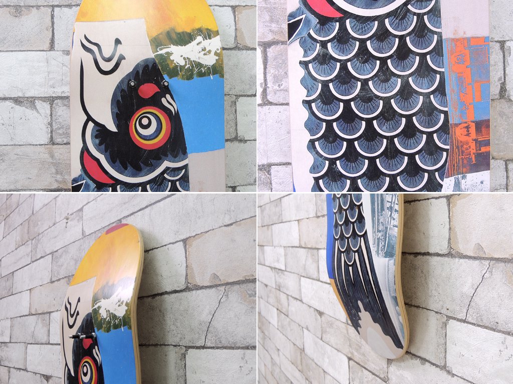 ザ・スケートルーム THE SKATEROOM ボードデッキ Double Luck Fish 鯉のぼり ジャポニズム ロバート・ラウシェンバーグ MoMA取扱 希少廃番 ●