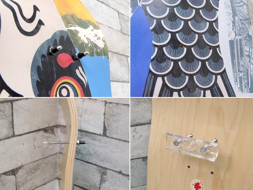 ザ・スケートルーム THE SKATEROOM ボードデッキ Double Luck Fish 鯉のぼり ジャポニズム ロバート・ラウシェンバーグ MoMA取扱 希少廃番 ●