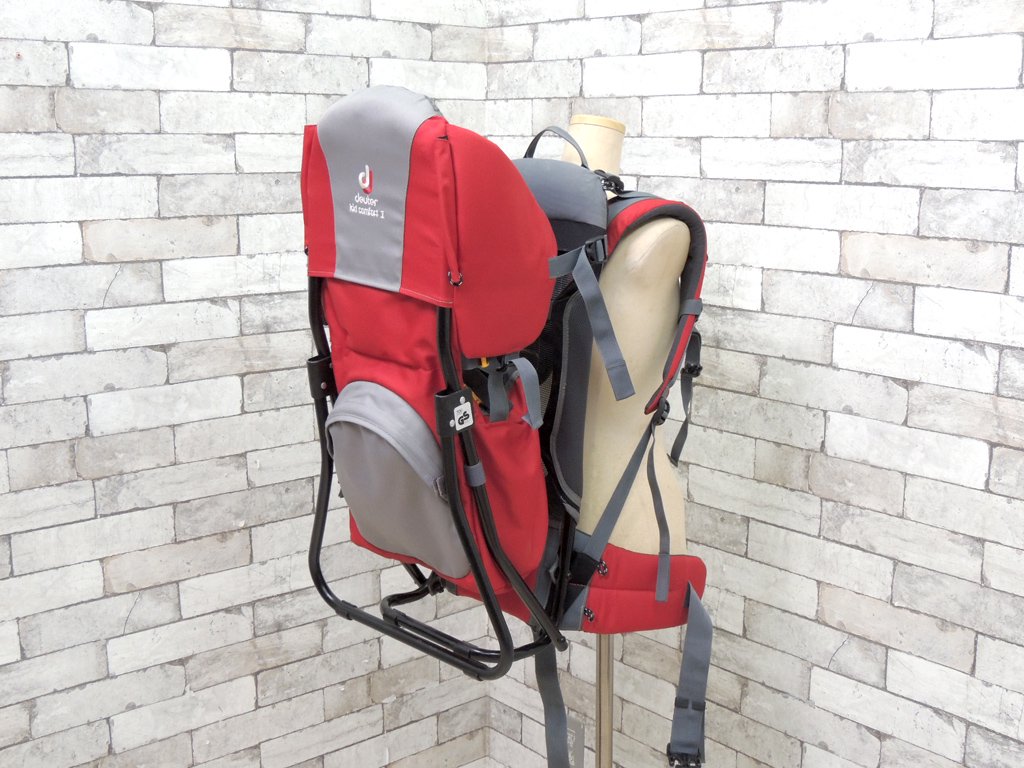 ドイター deuter キッドコンフォート1 ベビーキャリア ファイヤー×アッシュ アウトドア キャンプ用品 ドイツ 定価\23,100- ●