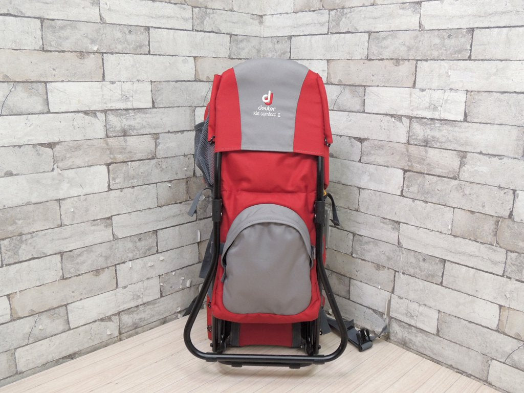 ドイター deuter キッドコンフォート1 ベビーキャリア ファイヤー×アッシュ アウトドア キャンプ用品 ドイツ 定価\23,100- ●