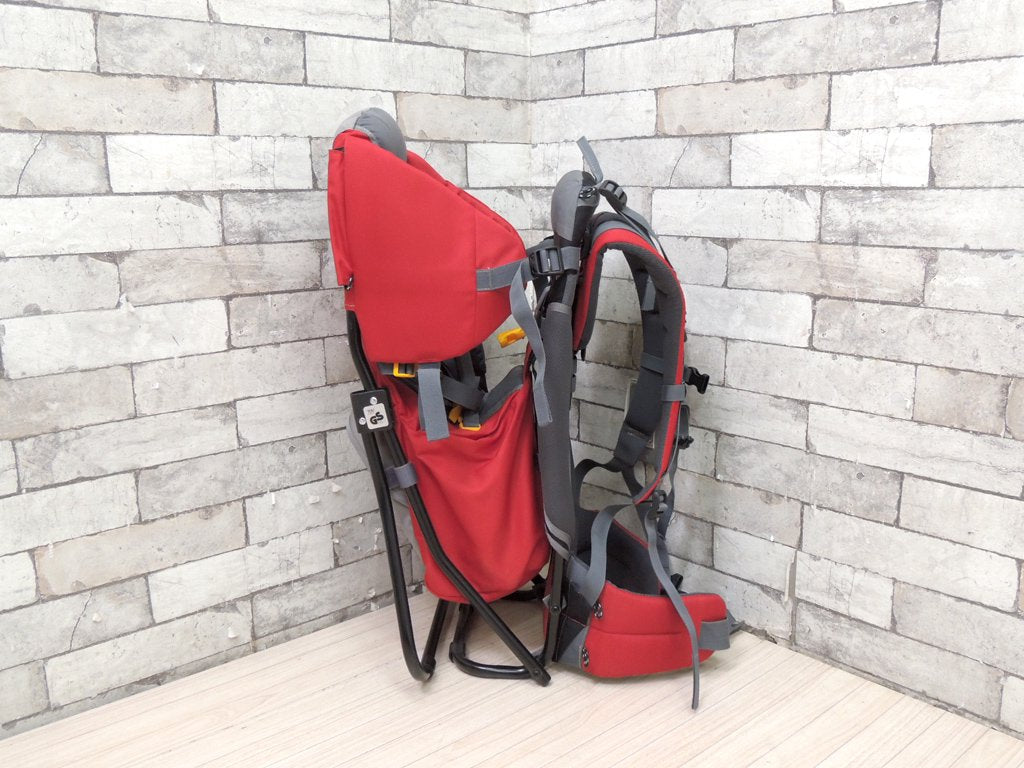 ドイター deuter キッドコンフォート1 ベビーキャリア ファイヤー×アッシュ アウトドア キャンプ用品 ドイツ 定価\23,100- ●