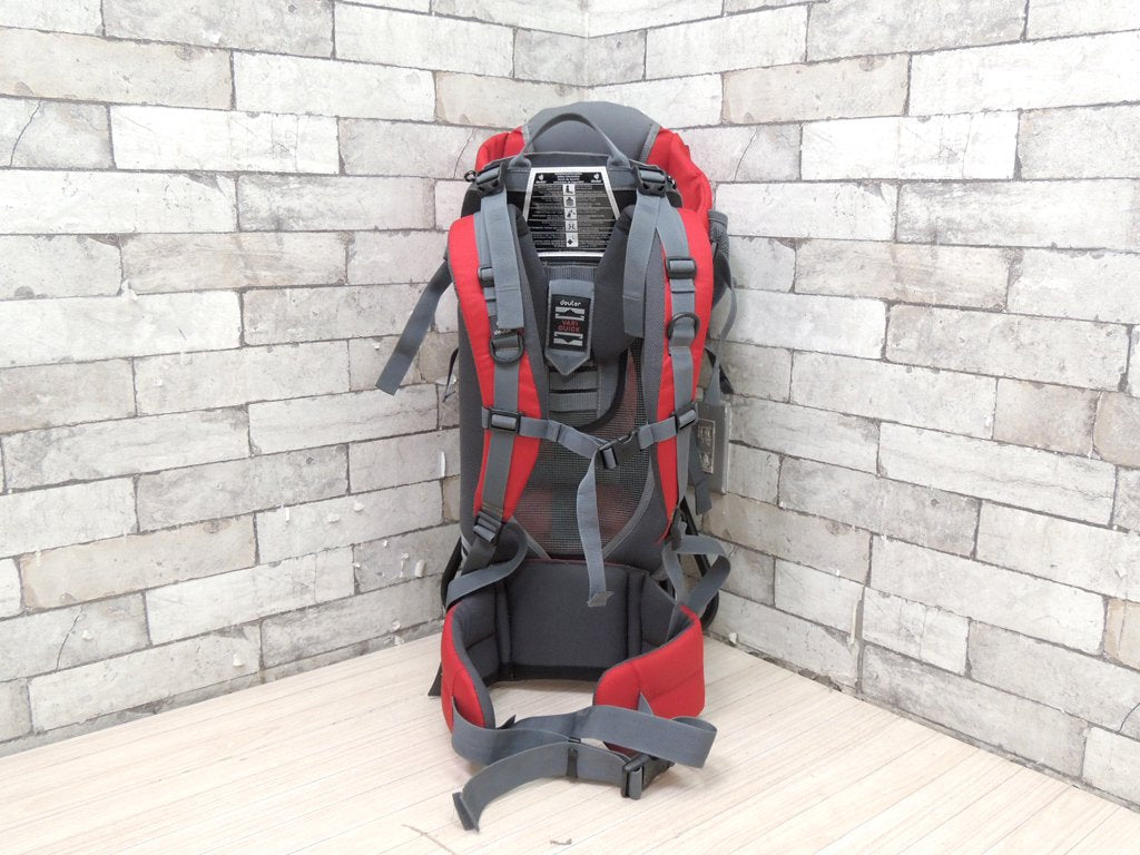 ドイター deuter キッドコンフォート1 ベビーキャリア ファイヤー×アッシュ アウトドア キャンプ用品 ドイツ 定価\23,100- ●