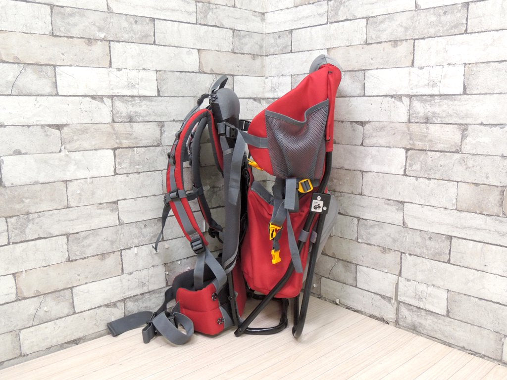 ドイター deuter キッドコンフォート1 ベビーキャリア ファイヤー×アッシュ アウトドア キャンプ用品 ドイツ 定価\23,100- ●