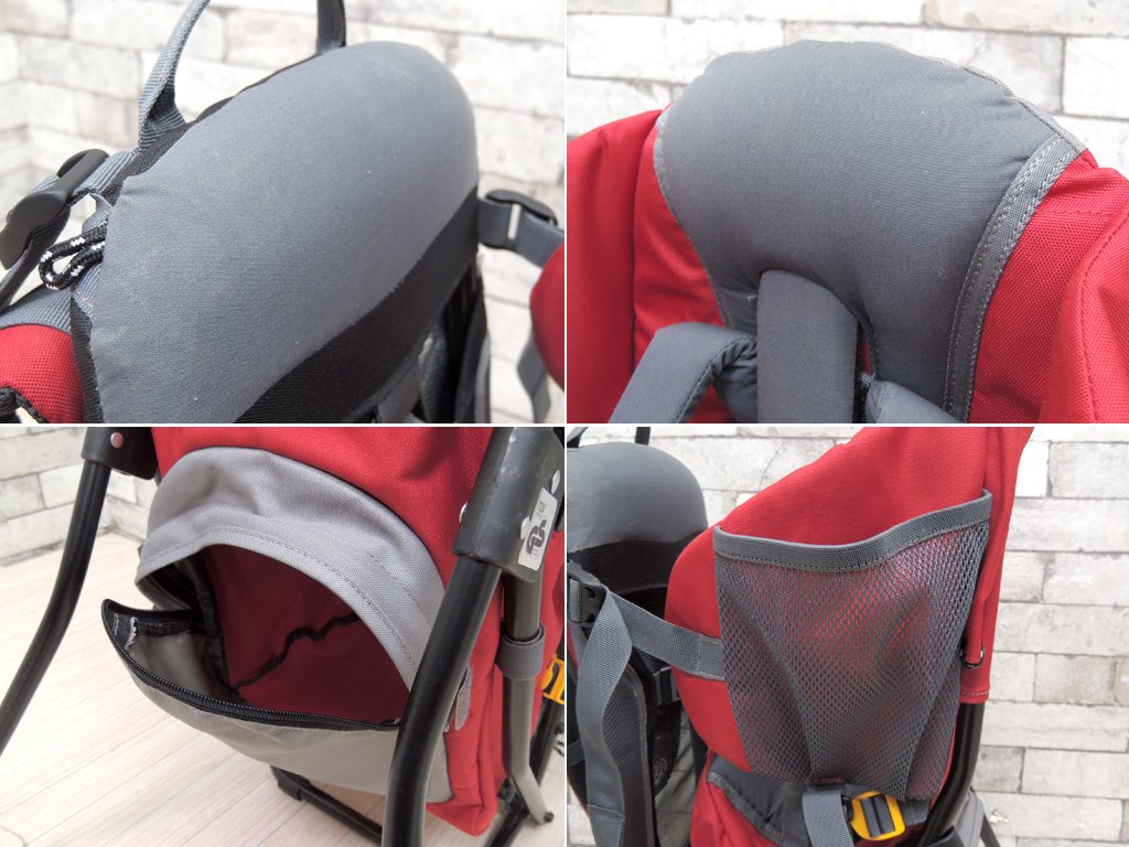ドイター deuter キッドコンフォート1 ベビーキャリア ファイヤー×アッシュ アウトドア キャンプ用品 ドイツ 定価\23,100- ●