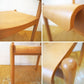 北欧デザイン Scandinavian Design ダイニングチェア ビーチ材 プライウッド ナチュラルカラー 2脚セット スタッキング ★