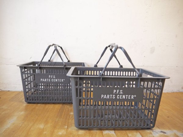 パシフィックファニチャーサービス PACIFIC FURNITURE SERVICE バスケットカート BASKET CART バスケット2個付き ★