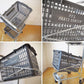 パシフィックファニチャーサービス PACIFIC FURNITURE SERVICE バスケットカート BASKET CART バスケット2個付き ★