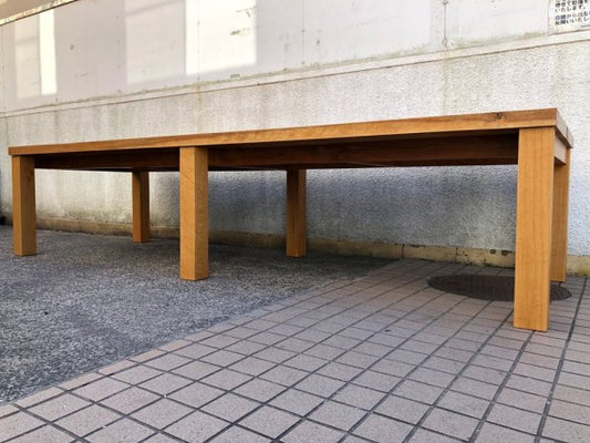 トラックファニチャー TRUCK FURNITURE オークテーブル OAK TABLE ダイニングテーブル セミオーダーメイド W320×D109.5cm 参考価格 約80万 ●