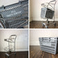 パシフィックファニチャーサービス PACIFIC FURNITURE SERVICE バスケットカート BASKET CART バスケット2個付き ワゴン 工業系 店舗什器 アメリカ製 ◎